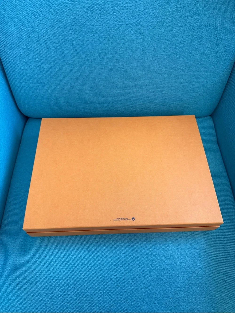 Louis Vuitton Orange and Black Logo Magnetic Closure